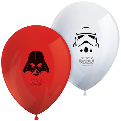 Set 8 Baloane Latex 28cm Star Wars