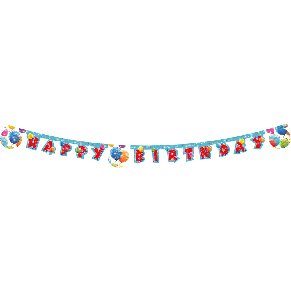 Banner Petrecere Happy Birthday Baloane Colorate