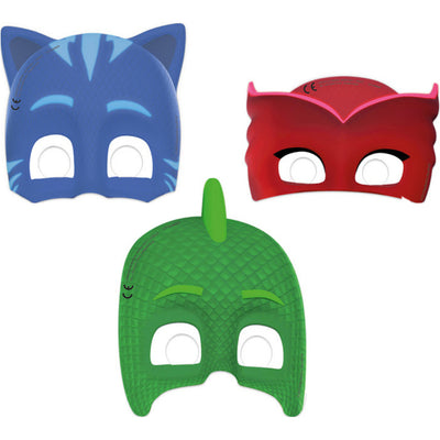 Set of 6 PJ Masks Party Masks