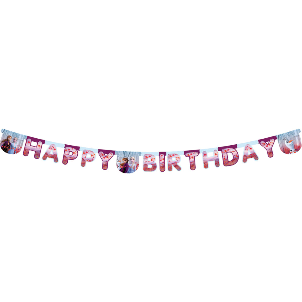Banner Petrecere Happy Birthday Disney Frozen 2