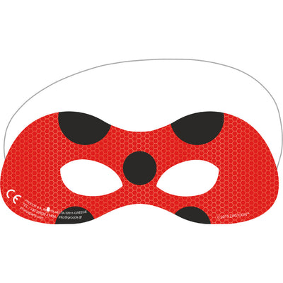 Set of 6 Miraculous Zag Party Masks