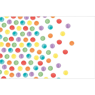 Fata de masa petrecere 120x180cm Buline Colorate