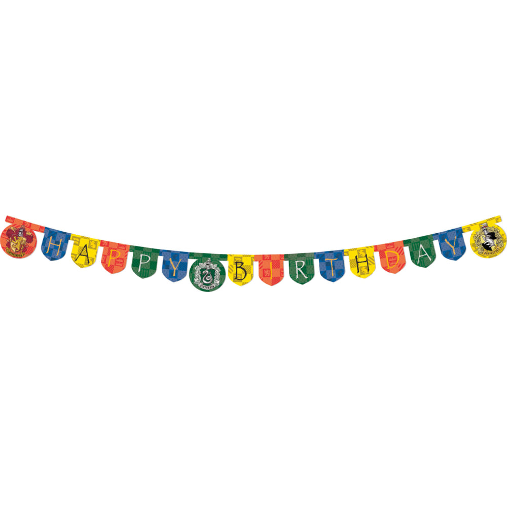 Banner Party Happy Birthday Harry Potter Hogwarts