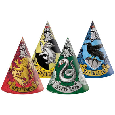 Set of 6 Harry Potter Hogwarts Party Hats