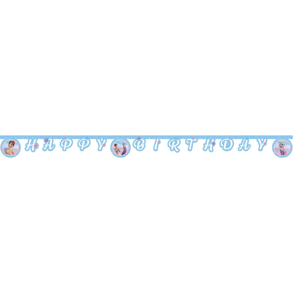 Banner Petrecere Happy Birthday Disney Frozen 2 Wind Spirit