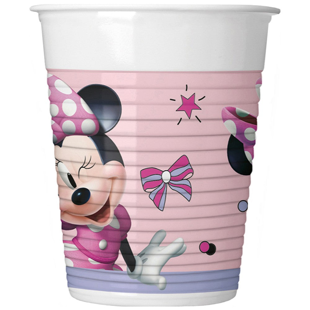 Set 8 Pahare Petrecere Plastic 200ml Disney Minnie Junior