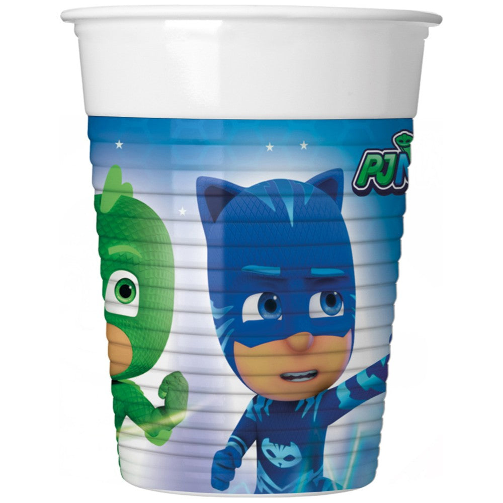 Set of 8 Party Cups 200ml PJ Masks