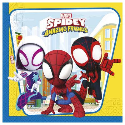 Set 20 Servetele Hartie 33x33cm Marvel Spidey