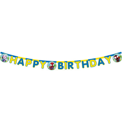 Banner Party Happy Birthday Marvel Spidey