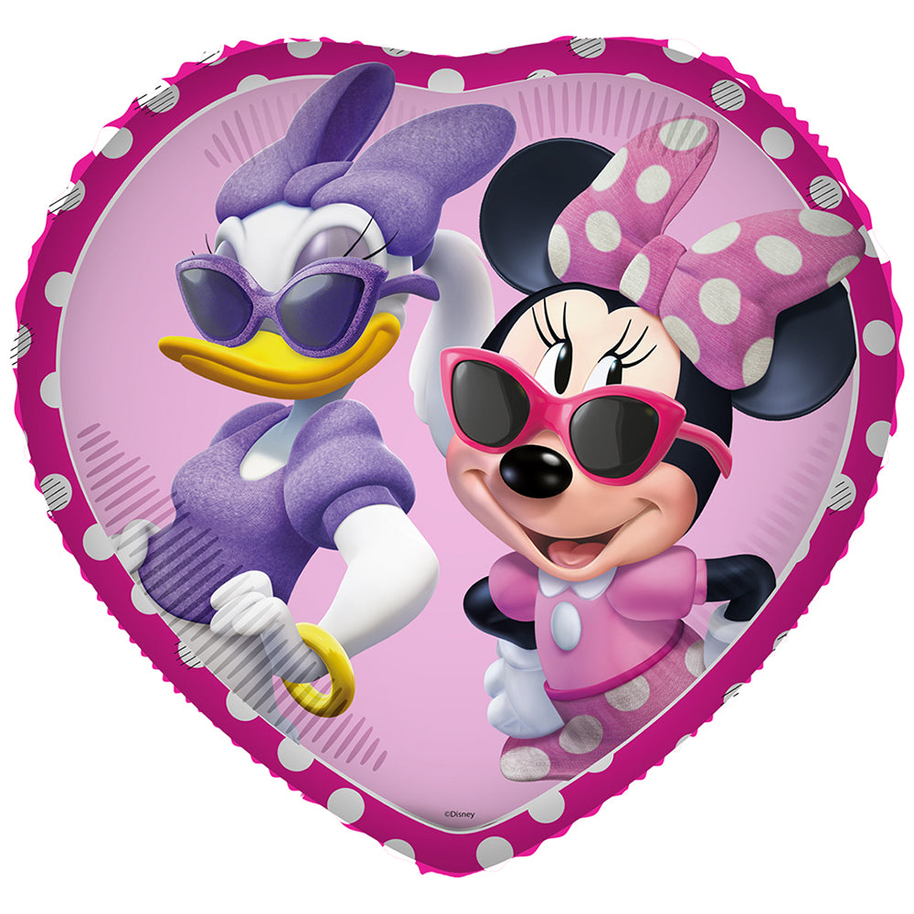 Foil Balloon Heart 46cm Minnie Junior
