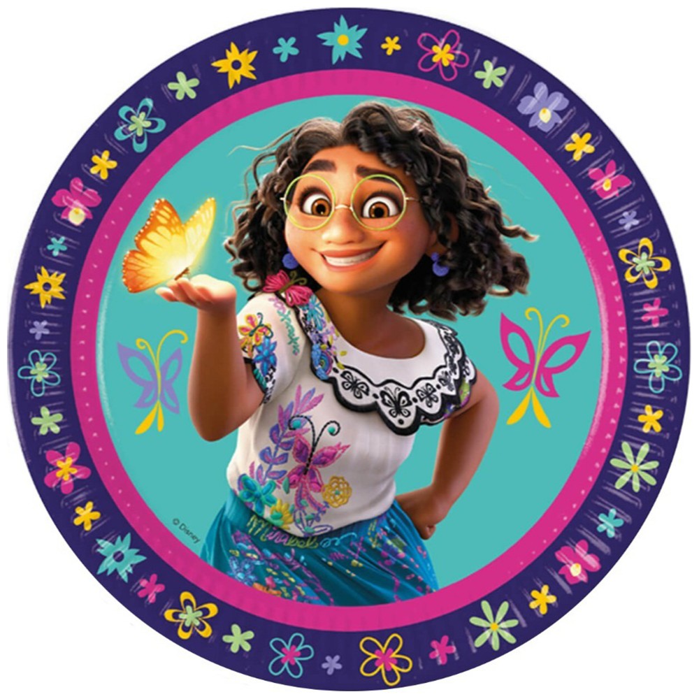 8 Disney Encanto Party Plates 23cm