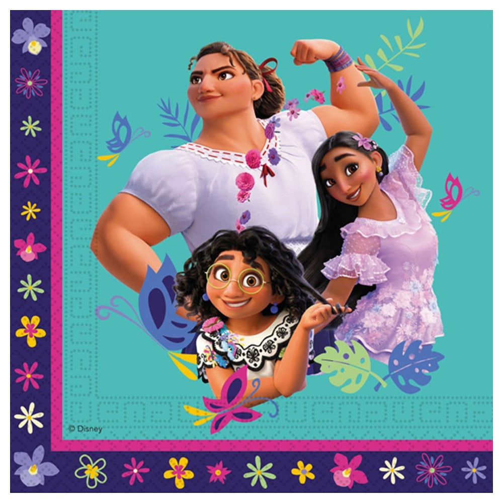 Set 20 Servetele Hartie 33x33cm Disney Encanto