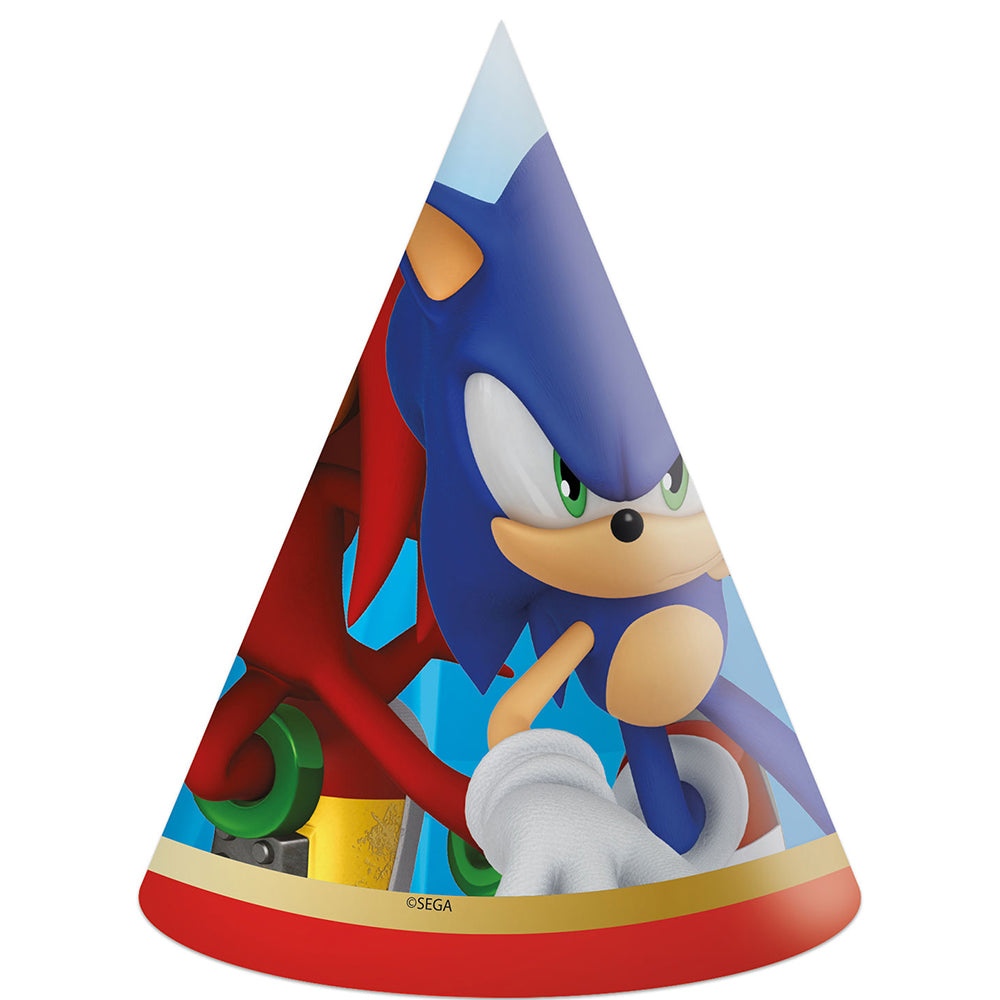 Sonic Party Hats Set of 6