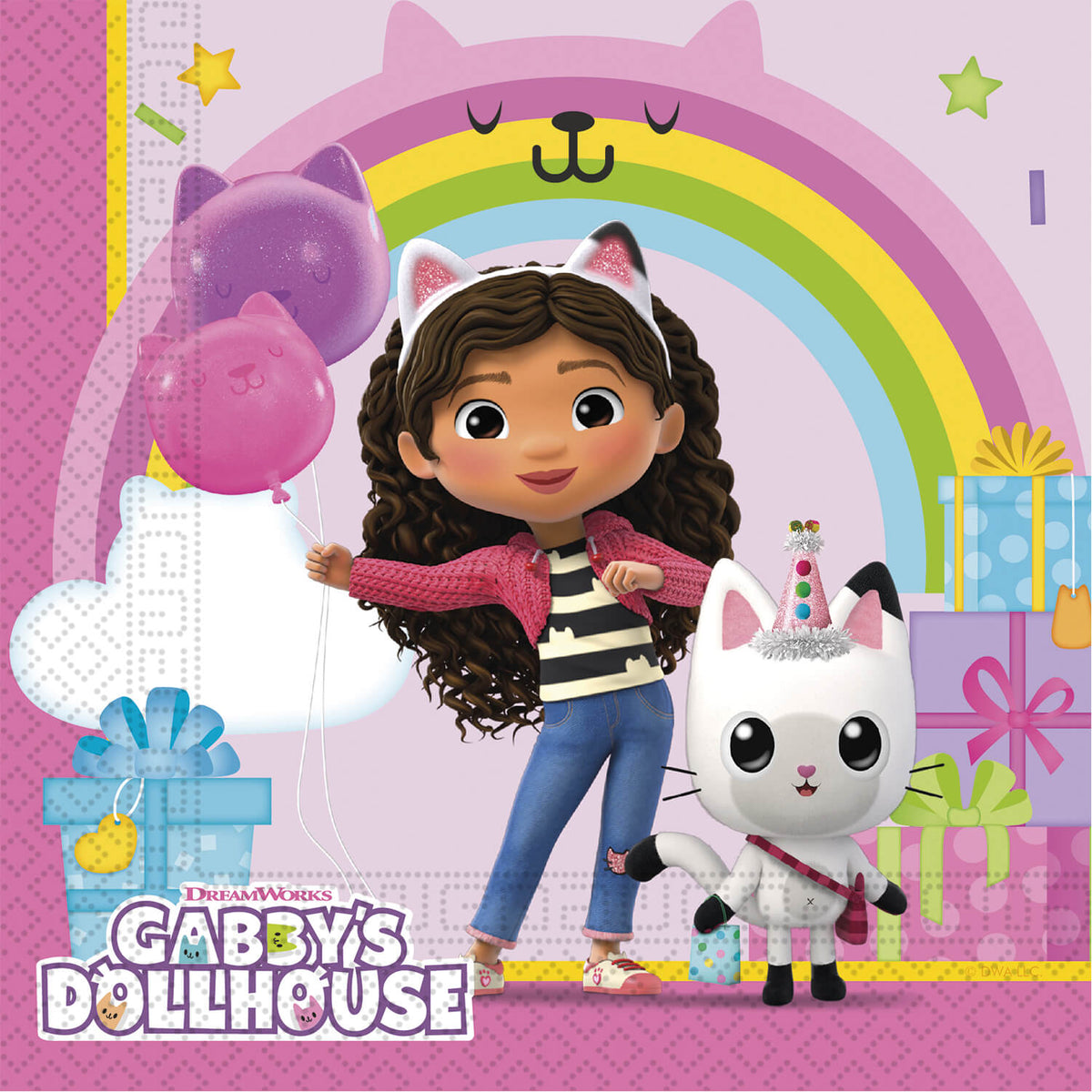 Set 20 Servetele Hartie 33x33cm Gabby's Dollhouse