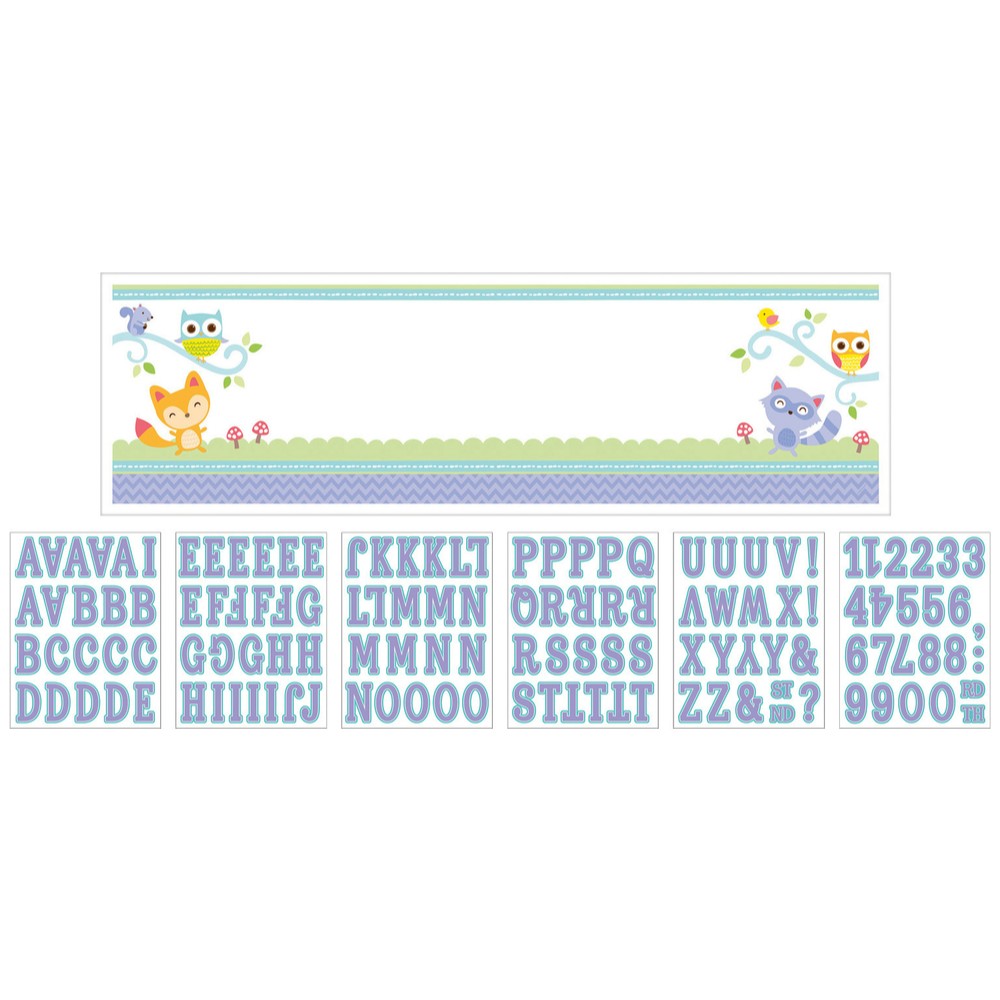 Giant Woodland Welcome Personalizable Foil Banner 165 x 50.8cm AMS 121452