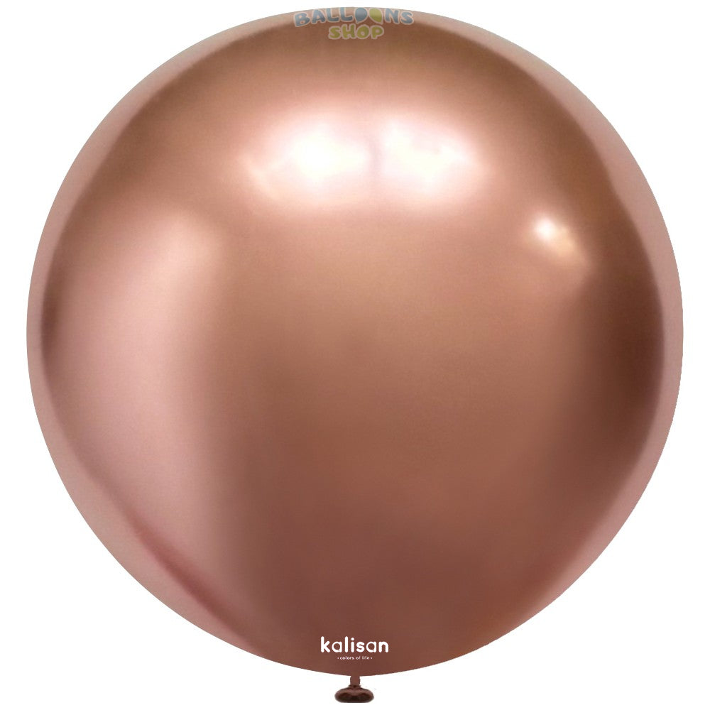 Jumbo Latex Balloon 60cm Rose Gold Mirror 5007