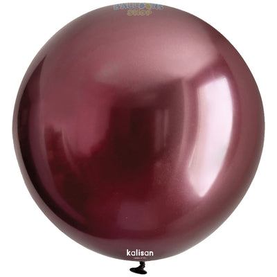Balon Jumbo Latex 60cm Burgundy Mirror 5016