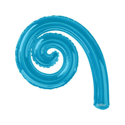 Balon Folie 35cm Spirala Curly Turquoise 19803