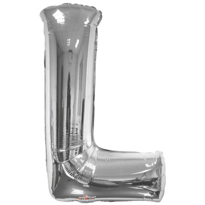Foil Balloon Letter L Silver 15241-34