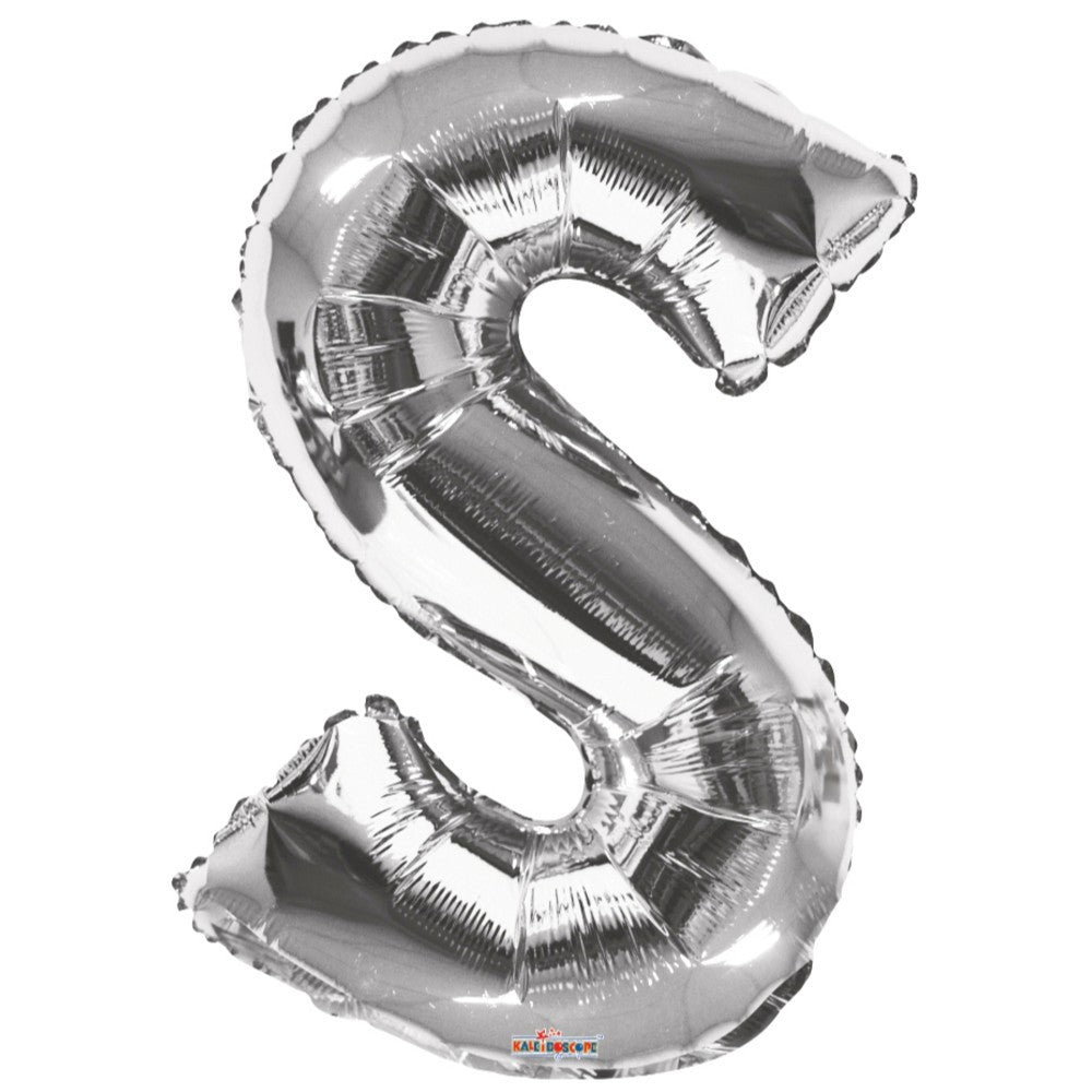 Foil Balloon Letter S Silver 15248-34