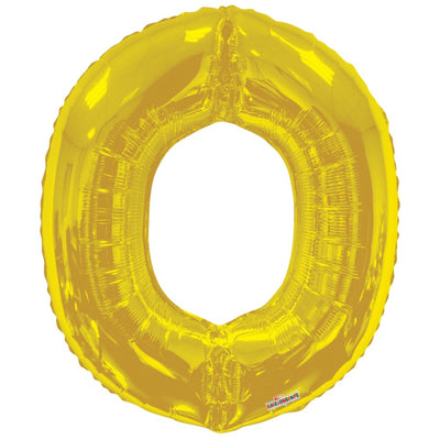 Foil Balloon Letter O Gold 15274-34