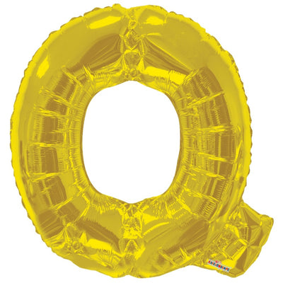 Balon folie litera Q auriu 15276-34