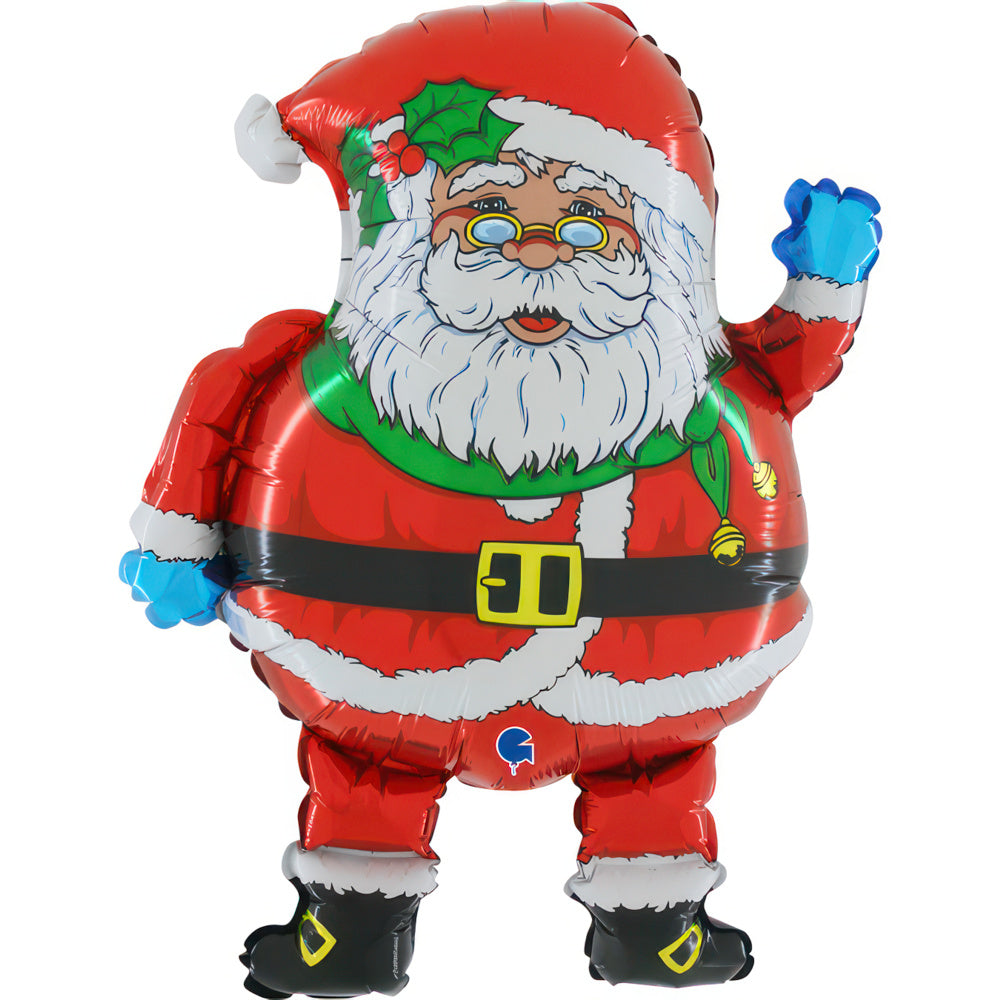 Foil Balloon Classic Santa Claus Figurine 46x61cm