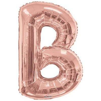Foil balloon letter B Rose-Gold 15611-34