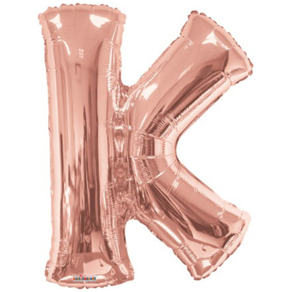 Foil Balloon Letter K Rose-Gold 15620-34