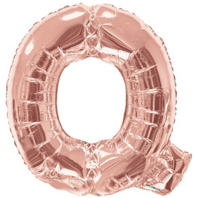 Foil Balloon Letter Q Rose-Gold 15626-34
