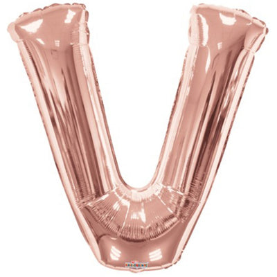 Balon folie litera V Rose-Gold 15631-34