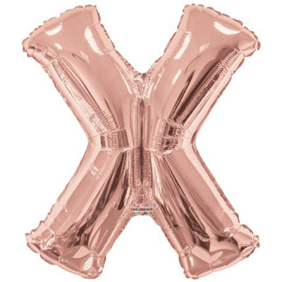 Balon folie litera X Rose-Gold 15633-34
