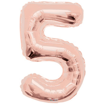 Balon folie cifra 5 rose gold 15645-34