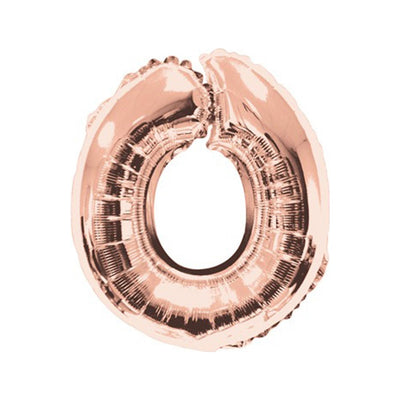 Balon folie 35cm litera O ROSE-GOLD 15664-14