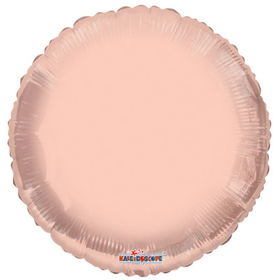 Foil balloon 45 cm round rose-gold