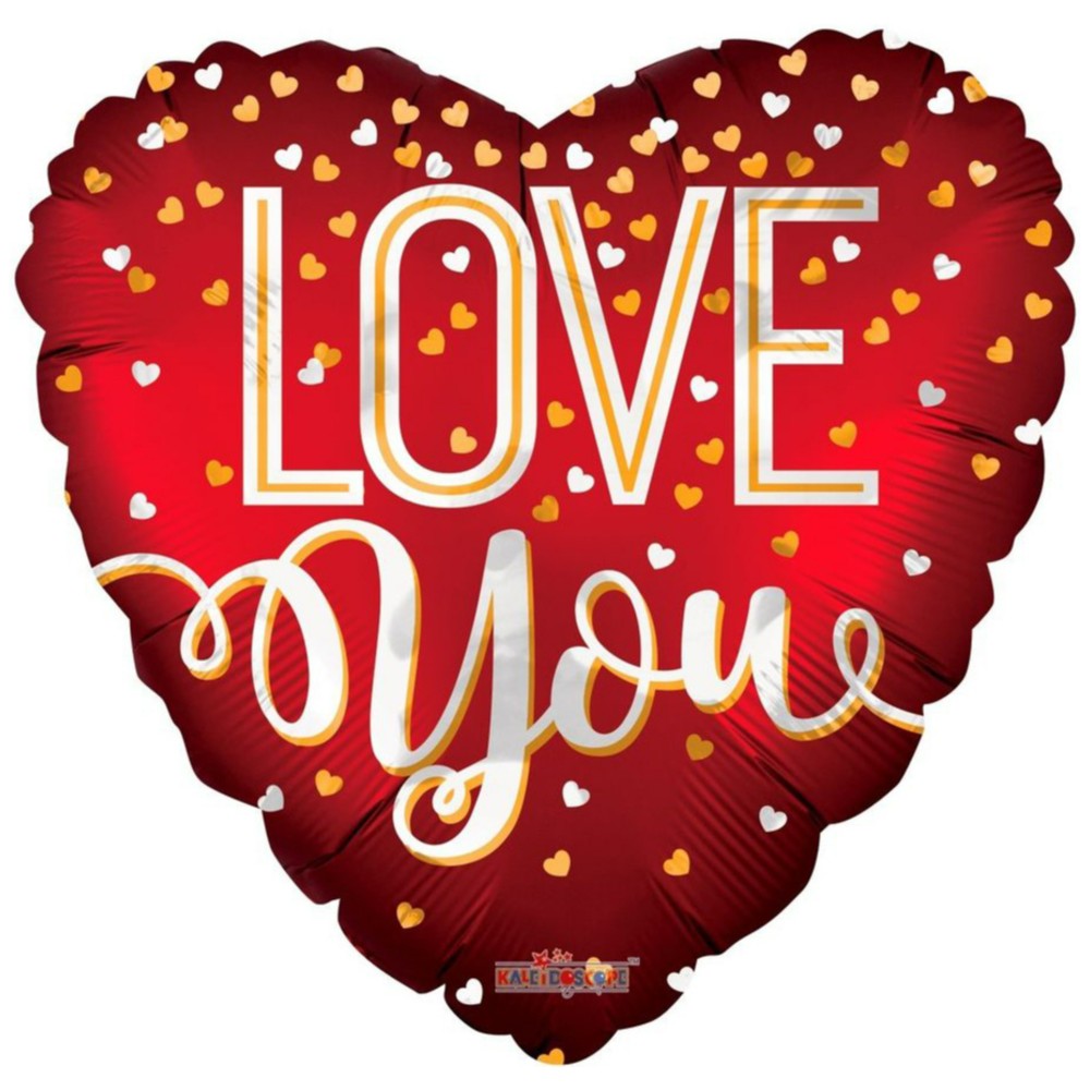 Balon folie Inima rosie Love You 45cm