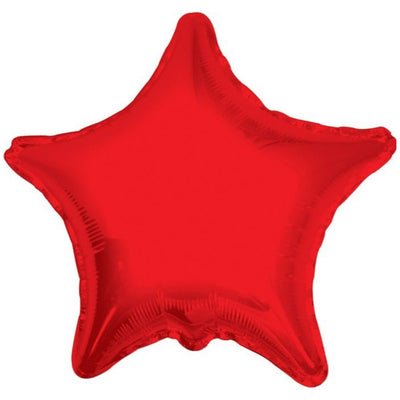 Balon Folie Stea Rosie 55cm