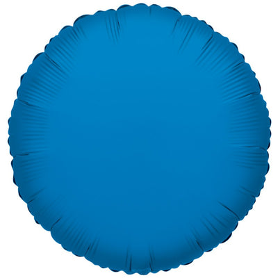 Balon folie 45 cm rotund albastru 17423