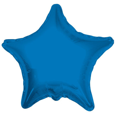 Foil balloon 45 cm blue star 17571