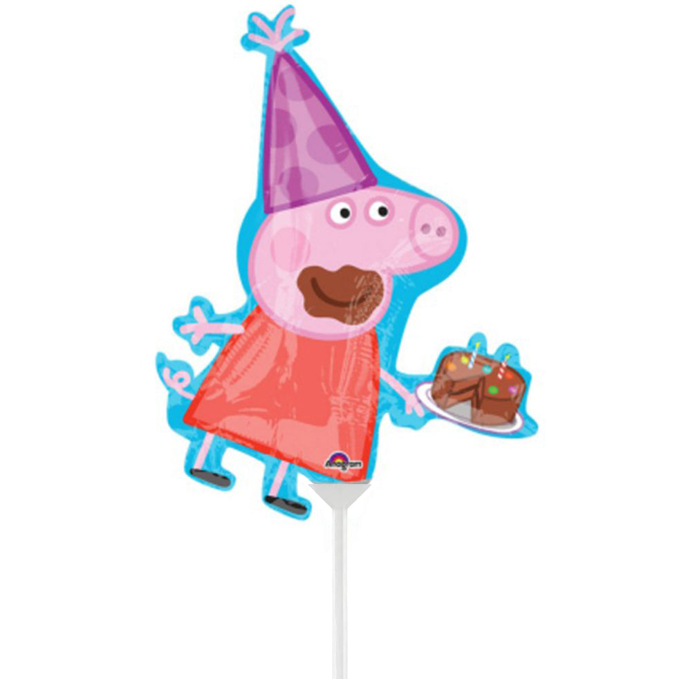Balon Folie Mini Figurina Peppa Pig (Aer) 28x33cm ANAGRAM 3460202