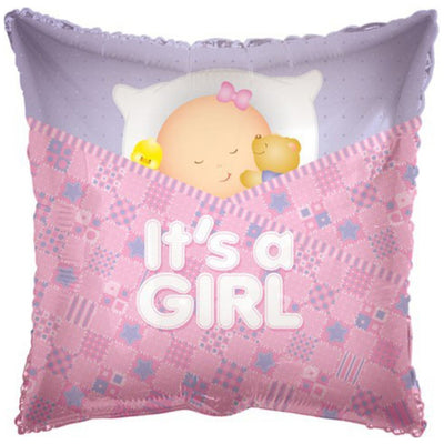 Sleepy Baby Girl Foil Balloon 17735