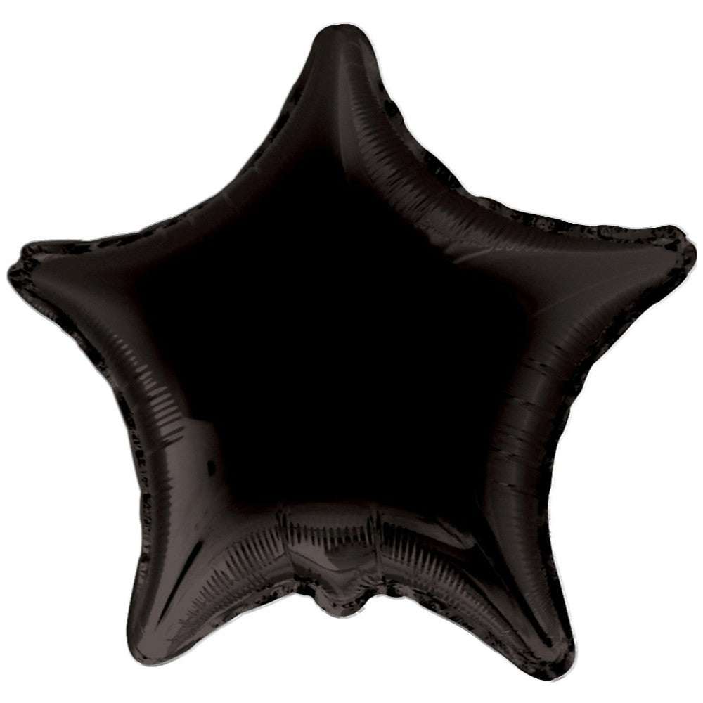 Balon folie 45 cm stea neagra 17821