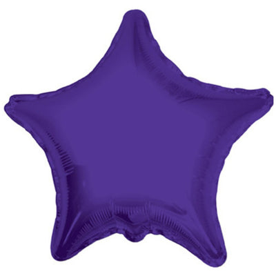 Foil balloon 45 cm star PURPLE