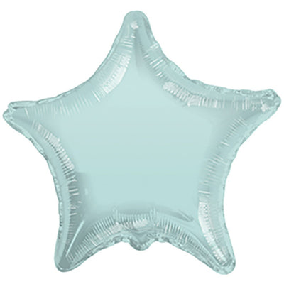 Balon Folie Stea Macaron Aqua 45cm