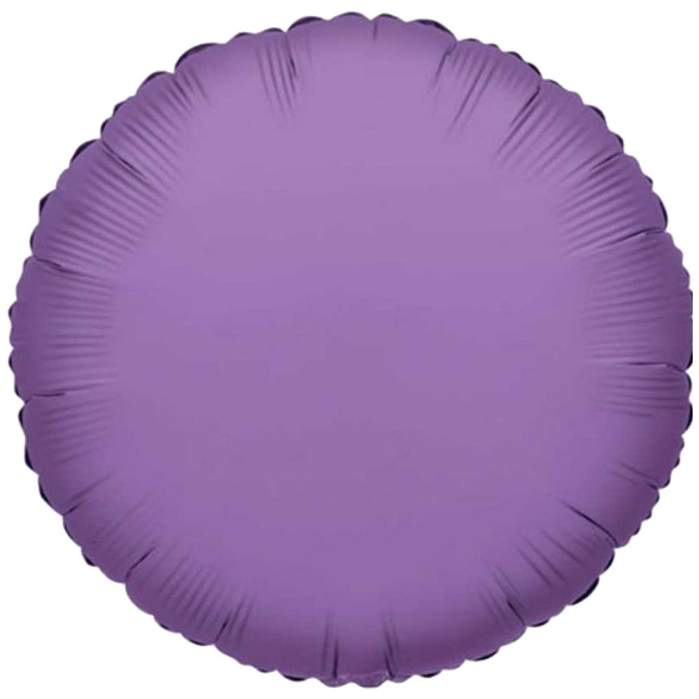 Foil balloon 45 cm round LILA 17907