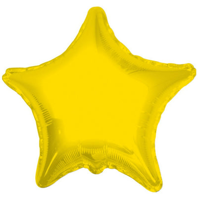 45 cm Yellow Star Foil Balloon 17908