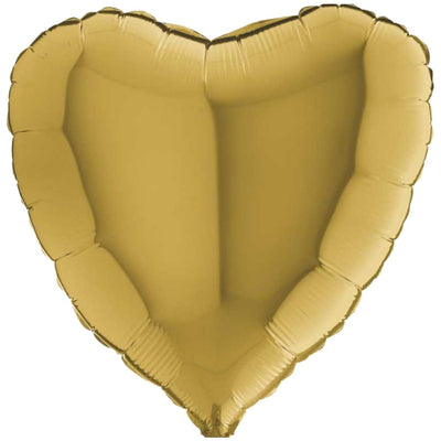 Grabo 46 cm Gold Heart Foil Balloon