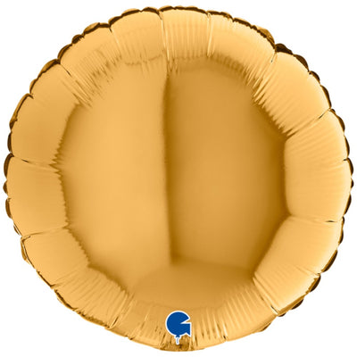 Round Gold Foil Balloon 46 cm Grabo