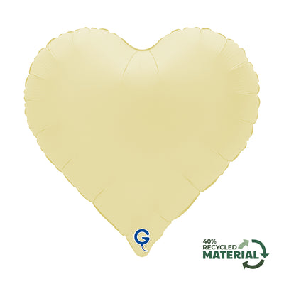 Balon Folie Inima Sweetie Mat French Butter 46cm