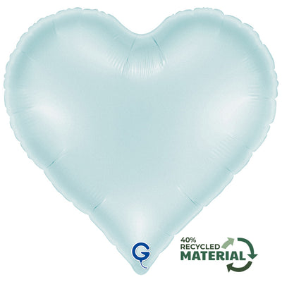 Balon Folie Inima Sweetie Satin Pastel Blue 46cm
